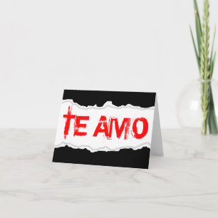 Tarjeta Festiva TE AMO (salto de página)