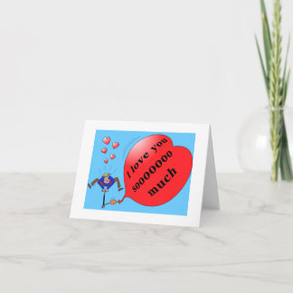 Tarjeta Festiva "Te amo tanto" notecard