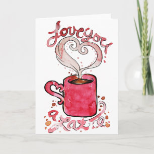 Tarjeta Festiva Te amo un lata