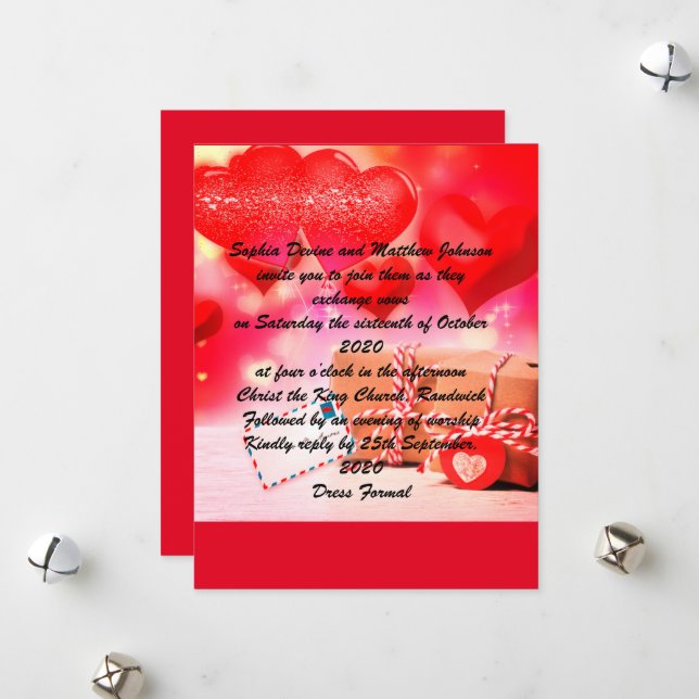 Tarjeta Festiva Te Corazón (Anverso/Reverso In Situ)