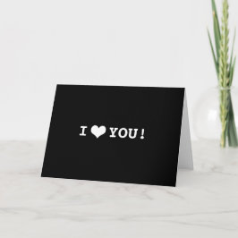 Tarjeta Festiva Te Corro Feliz Día de San Valentín Blanco Negro