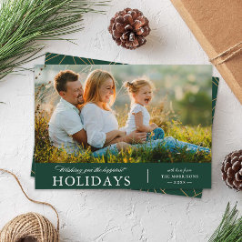 Tarjeta Festiva Te deseo la foto de las vacaciones más felices