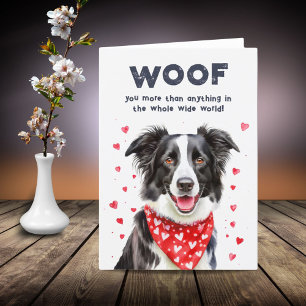 Tarjeta Festiva Te duele más que Bandana del Corazón del Collie Fr