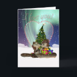 Tarjeta Festiva Te Encanta Que Los Navidades Carguen Con Las Ardil<br><div class="desc">Te Encanta Que Los Navidades Carguen Con Las Ardillas Amantes</div>