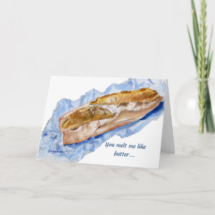 Tarjeta Festiva Te Escucho Valentine Baguette