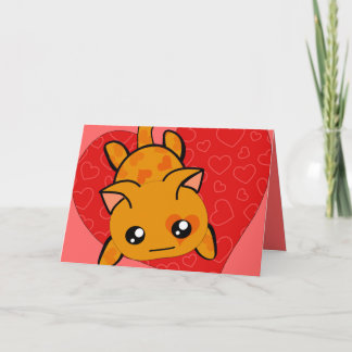 Tarjeta Festiva Te Falta el amor ultra lindo de Kawaii Kitty