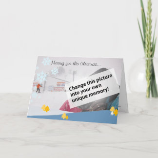 Tarjeta Festiva Te faltan estos Navidades