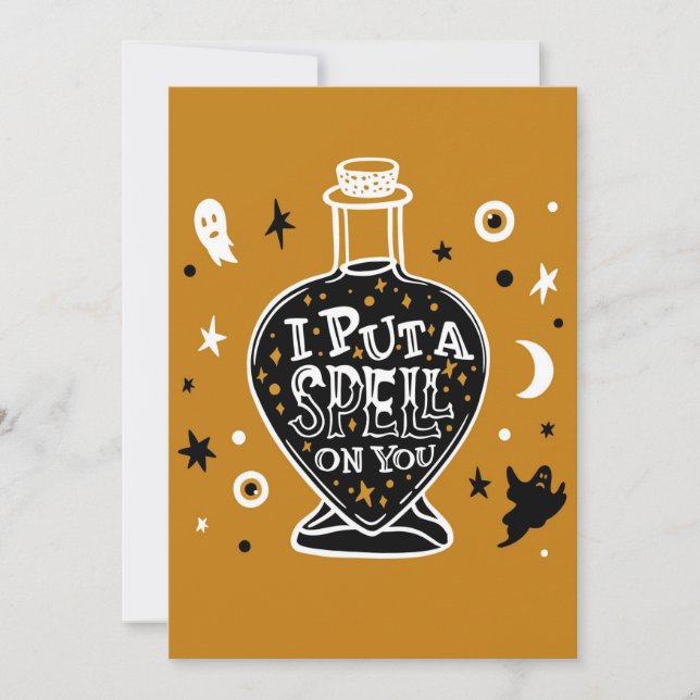 Tarjeta Festiva Te hechicé (Anverso)