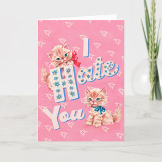 Tarjeta Festiva Te odio