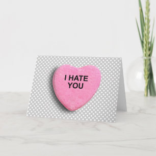 TARJETA FESTIVA TE ODIO