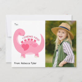 Tarjeta Festiva Te presento a un Día de San Valentín fotográfico d