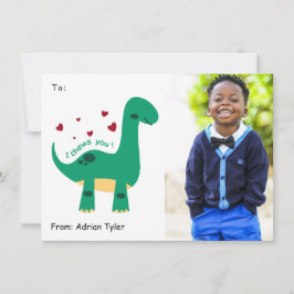 Tarjeta Festiva Te presento a un Día de San Valentín fotográfico d