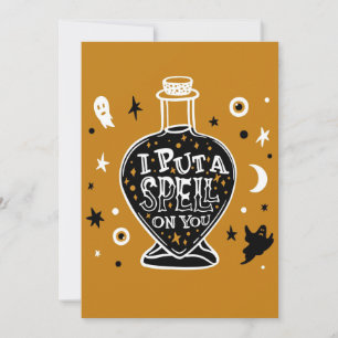 Tarjeta Festiva Te puse una hechizo