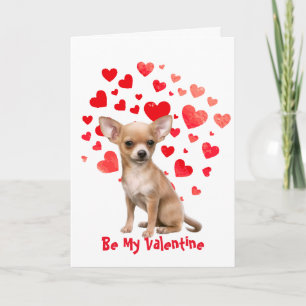 Tarjeta Festiva Te Quiero Chihuahua Perro Valentine