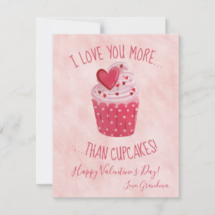 Tarjeta Festiva Te Quiero Más... El día de San Valentín de los pas