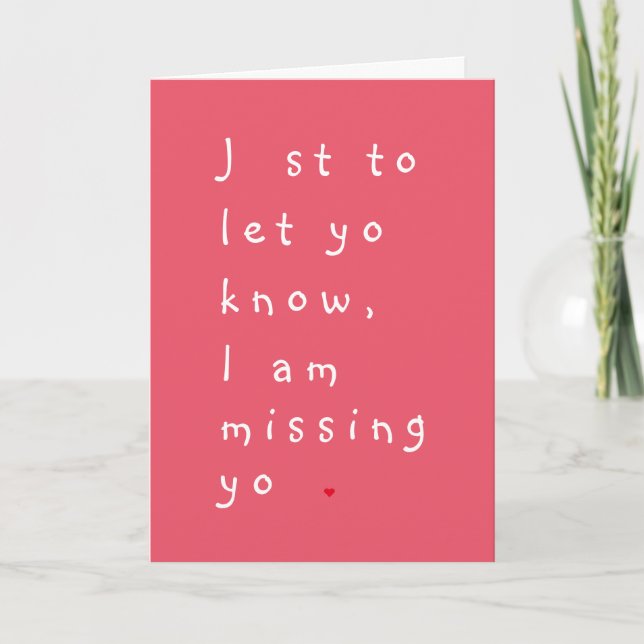 Tarjeta Festiva Te quiero, querida Personalizado dulce (Anverso)