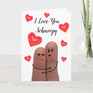 Tarjeta Festiva Te quiero Schmoopy El día de San Valentín Card