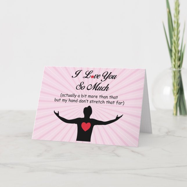 Tarjeta Festiva Te Quiero Tanto (Anverso)