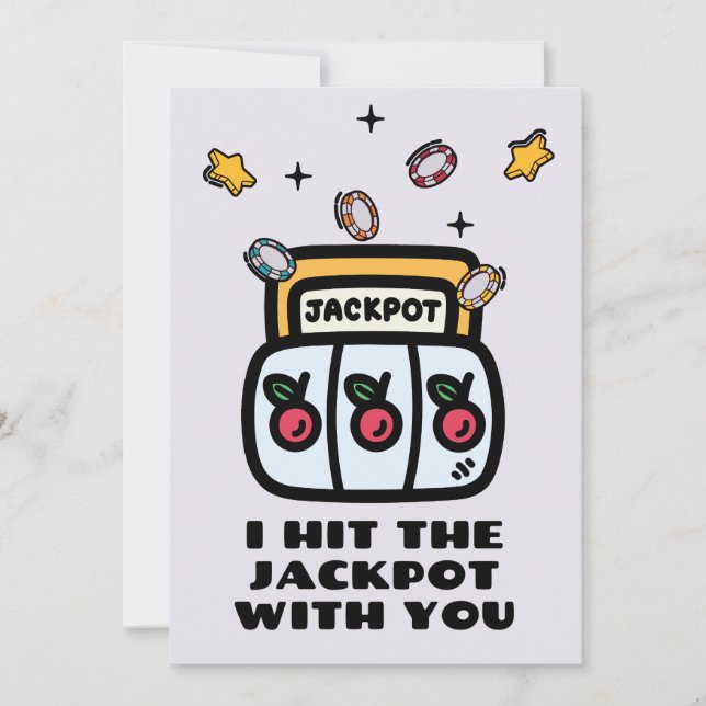 TARJETA FESTIVA TE TOQUÉ EL GORDO CONTIGO (Anverso)