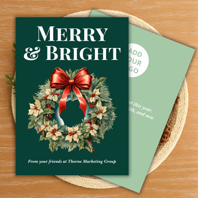 Tarjeta Festiva Team Christmas Card in Green (Subido por el creador)