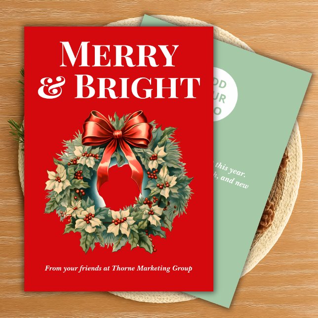 Tarjeta Festiva Team Christmas Card in Red (Subido por el creador)