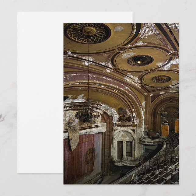 Tarjeta Festiva Teatro Abandonado (Anverso / Reverso)