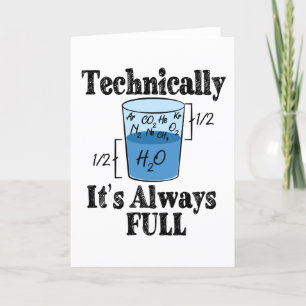 Tarjeta Festiva Técnicamente siempre es ciencia divertida