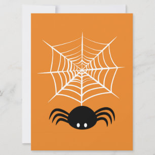 Tarjeta Festiva Telaraña de Halloween