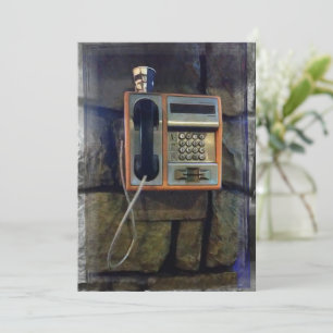 Tarjeta Festiva Teléfono de Old Street