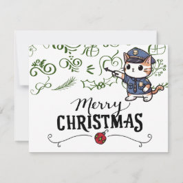 Tarjeta Festiva Tema de Navidades piloto