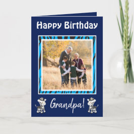 Tarjeta Festiva Tema Safari Cumpleaños Abuelo 