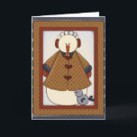 Tarjeta Festiva Temporada de Invierno Snowfolk Snowman Greeting Ca<br><div class="desc">Esta tarjeta está lista para que usted añada su propio mensaje personal dentro ... {tarjeta de diseño/gráficos de Trina Clark - diseño final de marlodeededesign.com} © 2004-2013 MarloDee Designs: All rights reserve. Se han adquirido todas las licencias necesarias y están archivadas. Las imágenes de este sitio NO son de dominio...</div>