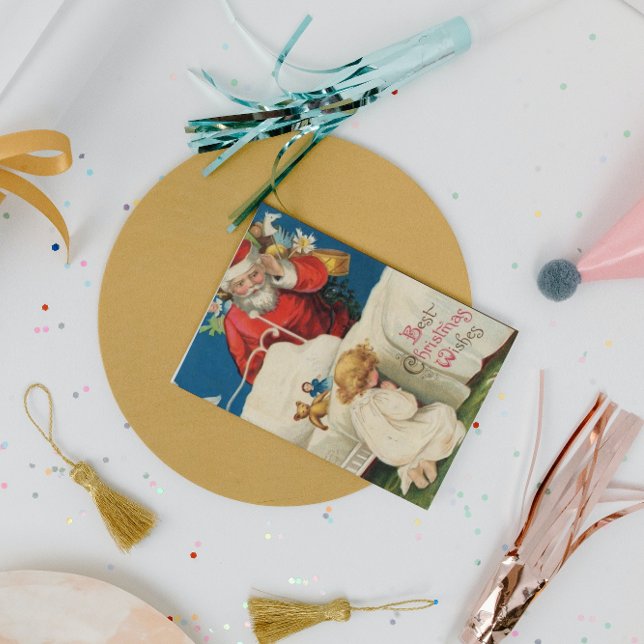 Tarjeta Festiva Temporada de Navidades de niños de Santa Toys (Subido por el creador)