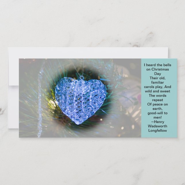 Tarjeta Festiva Ten un corazón (Anverso)