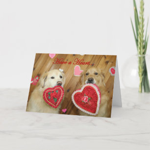 Tarjeta Festiva Ten Un Corazón Dorado Valentine