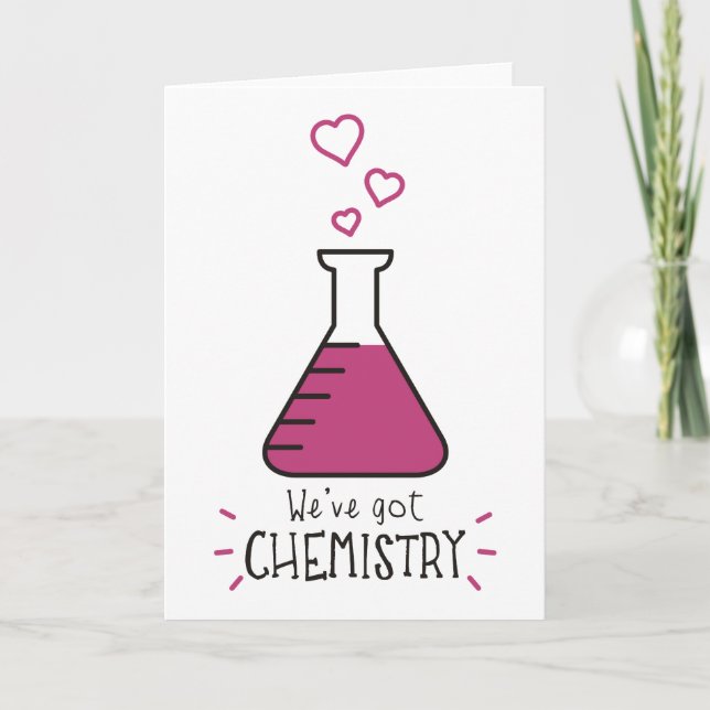 Tarjeta Festiva Tenemos Química (Anverso)