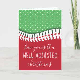 Tarjeta Festiva Tener Un Chiro De Navidades Bien Ajustado