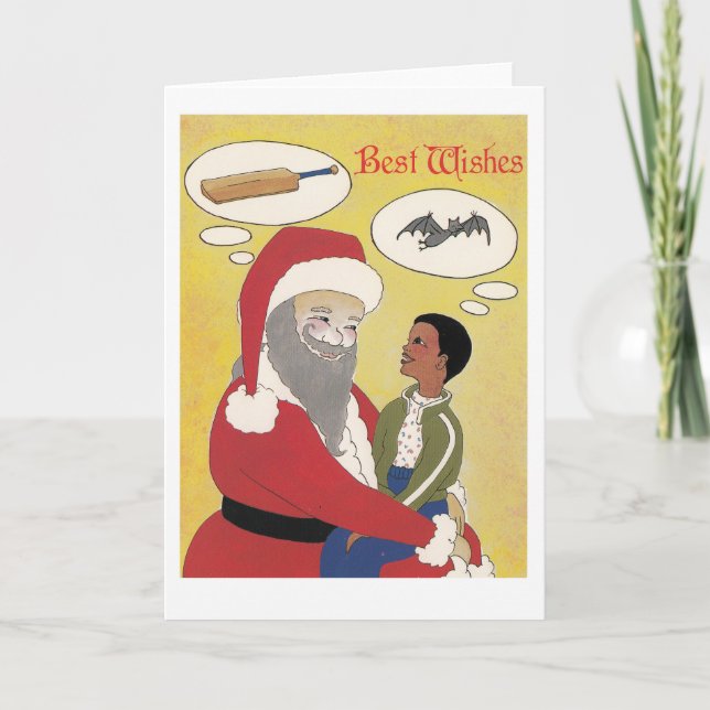 Tarjeta Festiva ¡tenga cuidado para qué usted desea! (Anverso)