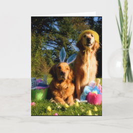 Tarjeta Festiva Tenga una Pascua de oro