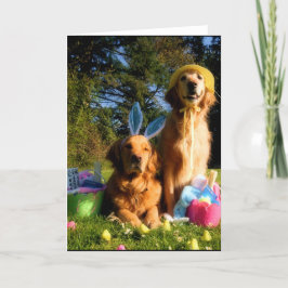 Tarjeta Festiva Tenga una Pascua de oro