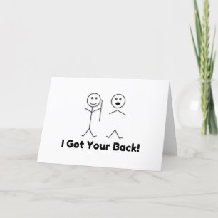 Tarjeta Festiva Tengo La Espalda