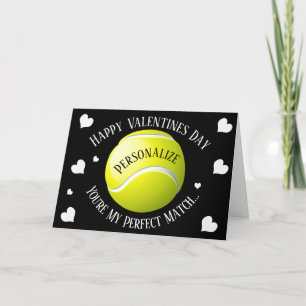 Tarjeta Festiva Tenis divertida, eres mi mejor amigo de San Valent