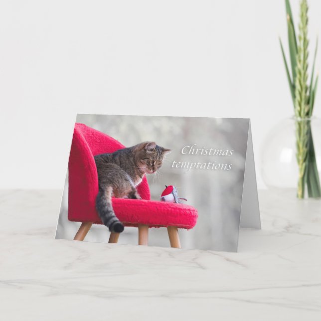 Tarjeta Festiva Tentaciones de navidades (Anverso)