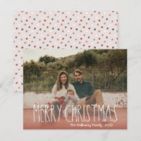 Terracotta Navidades de Punto del Boho Rojo Polka