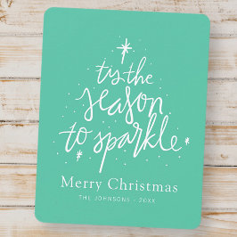 Tarjeta Festiva T'es La Temporada Para Esparcar El Árbol De Navida