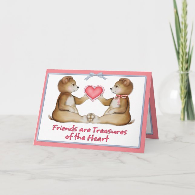 Tarjeta Festiva Tesoros del corazón (Anverso)