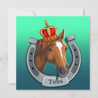 Tarjeta Festiva Tess a la reina.