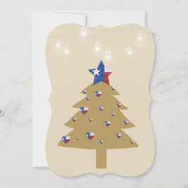 Tarjeta Festiva Texas Christmas Tree Card