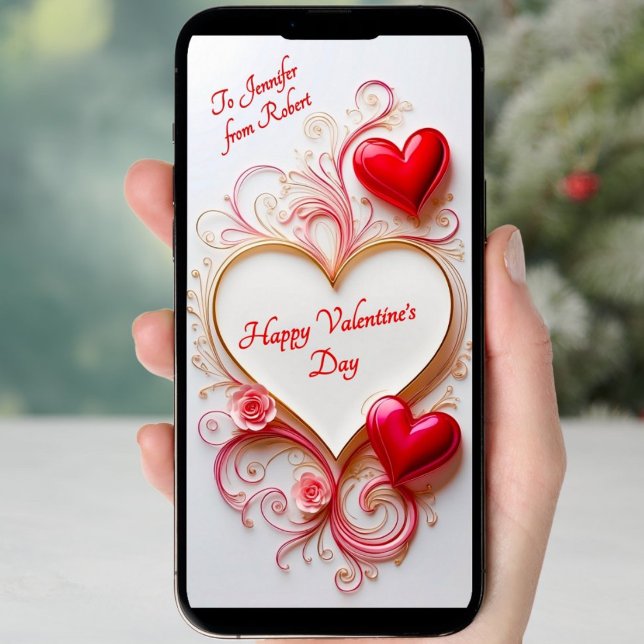 Tarjeta Festiva Texto de personalizado de moda de línea con arte d (Subido por el creador)