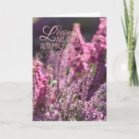Texto editable en flor de calor rosa de otoño-otoñ
